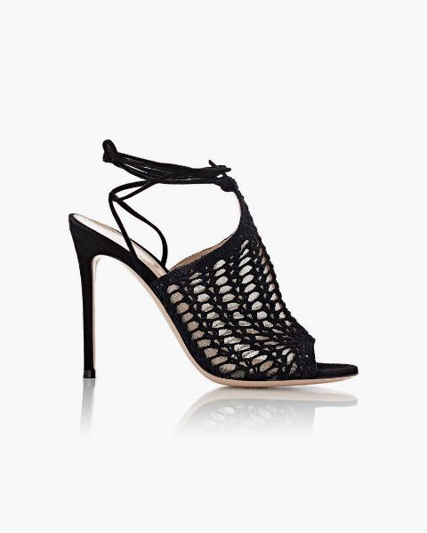 Picture of Scalloped Suede Heels