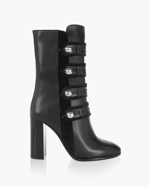 Picture of Textured-leather Ankle Boots