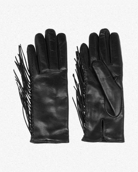 Picture of Leather and Stretch-mesh Gloves